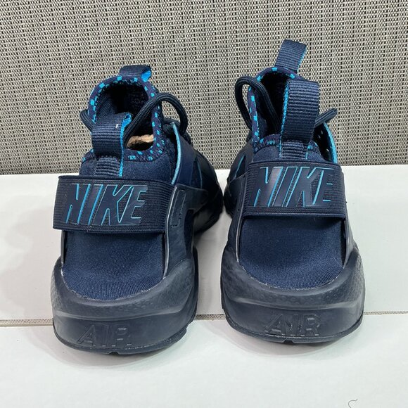 Nike Air Huarache Navy Blue Sneakers Men's Size 8 Lightweight Breathable Mesh - Picture 3 of 8